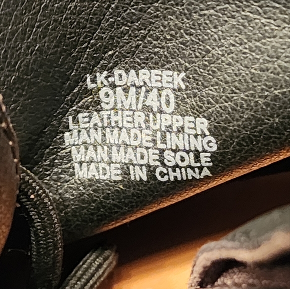 Lucky Brand Dareek leather combat boots in Falcon gray size 9 - Picture 12 of 14